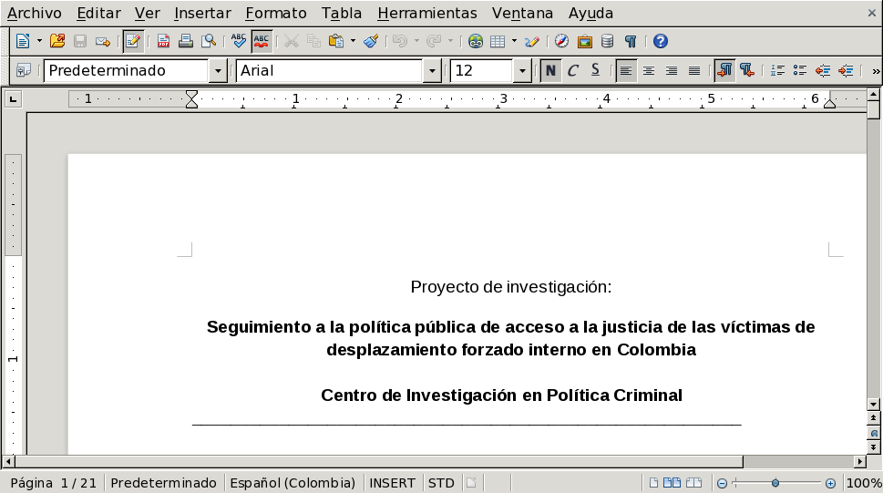 LibreOffice Writer